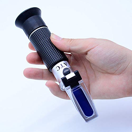 aichose Brix Refractometer with ATC, Dual Scale - Specific Gravity & Brix, Hydrometer in Wine Making and Beer Brewing, Homebrew Kit - The Beer Connoisseur® Store