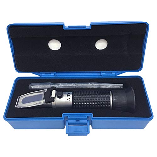 aichose Brix Refractometer with ATC, Dual Scale - Specific Gravity & Brix, Hydrometer in Wine Making and Beer Brewing, Homebrew Kit - The Beer Connoisseur® Store