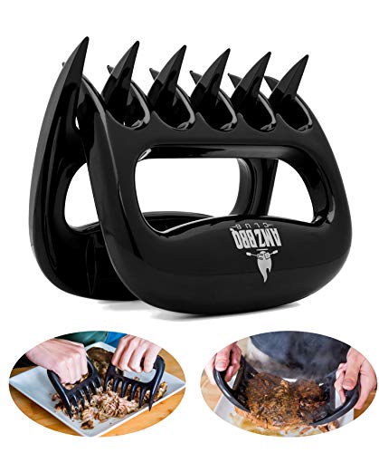 AMZ BBQ CLUB Grilling Accessories - Silicone BBQ Gloves, Food Grade Meat Claws, Digital Grilling Thermometer | BBQ Set for Cooking Grilling Barbecue Roasting Baking Open Flame - The Beer Connoisseur® Store