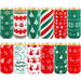 Aneco 12 Pieces Christmas Drink Can Sleeves Christmas Beer Can Sleeves Christmas Holiday Theme Can Coolers Sleeves Christmas Drink Holders for Christmas Party - The Beer Connoisseur® Store