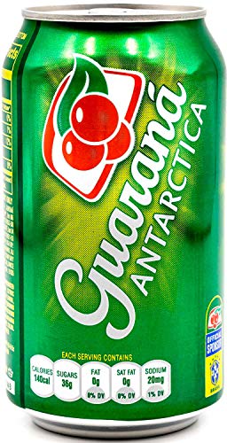 Antarctica - Soda Guarana - 11.83 Fl. Oz. (PACK OF 12) | Guaraná - 350ml - The Beer Connoisseur® Store