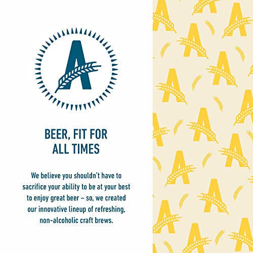 Athletic Brewing Company Craft Non-Alcoholic Beer - 12 Pack x 12 Fl Oz Cans - Cerveza Atletica - Low-Calorie, Award Winning - Rich Aroma and Flavor Balanced with Light Spicy and Floral Notes - The Beer Connoisseur® Store