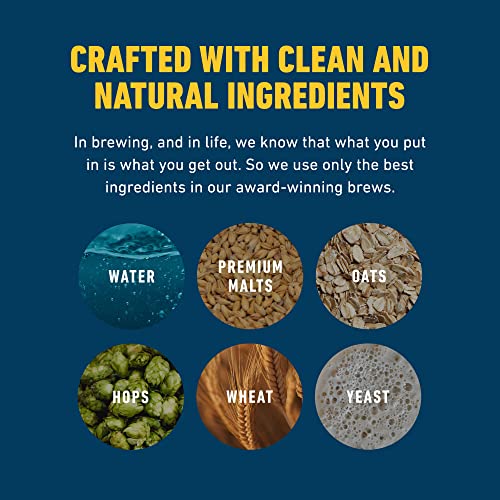 Athletic Brewing Company Craft Non-Alcoholic Beer - 12 Pack x 12 Fl Oz Cans - Upside Dawn Craft Golden - Low-Calorie, Award Winning - Subtle Aromas with Floral and Earthy Notes - The Beer Connoisseur® Store