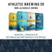 Athletic Brewing Company Craft Non-Alcoholic Beer - 6-Pack of All Out, Upside Dawn, Run Wild IPA, and Cerveza Atletica - Low-Calorie, Award Winning - All Natural Ingredients For A Great Tasting Drink - 12 Fl Oz Cans - The Beer Connoisseur® Store