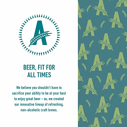 Athletic Brewing Company Craft Non Alcoholic Beer - Mix 12-Pack - Run Wild IPA and Free Wave Hazy IPA - Low-Calorie, Award Winning - All Natural Ingredients For Great Tasting Drink - 12 Fl Oz Cans - The Beer Connoisseur® Store