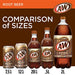 A&W Root Beer, 12 fl oz cans (pack of 12) - The Beer Connoisseur® Store