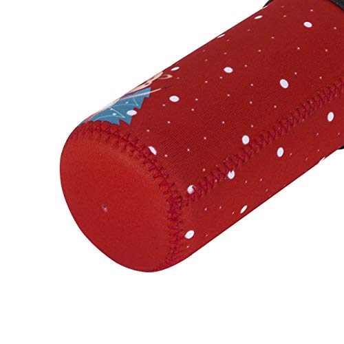 Beautyflier 12oz Slim Can Neoprene Bottle Insulator Sleeve Collapsible Drink Skinny Can Tall Can Cooler for 12 Ounce Energy Drink Beverage Beer Can (Christmas Pattern (6 Pcs)) - The Beer Connoisseur® Store