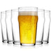 Beer Glasses Set of 6 British 20 Oz. Pint Glasses By Glavers, Uniquely Designed Easy-Grip European Pub Beer Pilsner Tumblers for Wheat, Ale, Juice, Cocktails, Great Gift for Men. - The Beer Connoisseur® Store