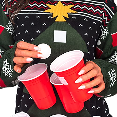 Beer Pong 3D Ugly Christmas Sweater - The Beer Connoisseur® Store