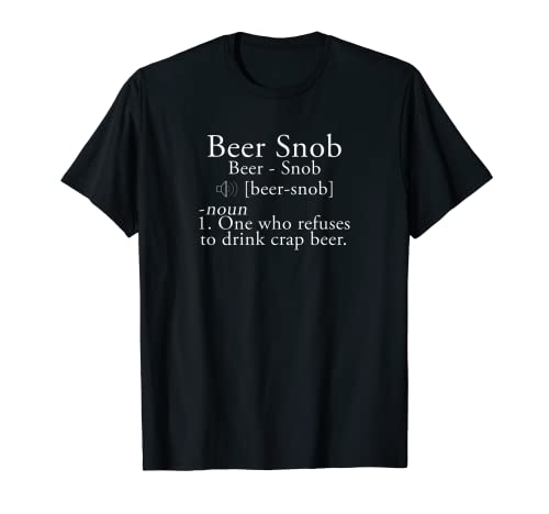 Beer Snob Craft Beer T-shirt - The Beer Connoisseur® Store