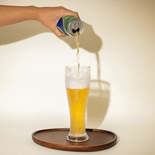 BELLAFORTE - Shatterproof Plastic Beer Glasses - 16oz, Set of 6, Atlas Cove Beer Glasses - Dishwasher Safe Plastic Beer Glasses - Unbreakable Glassware for Indoor and Outdoors - BPA free - The Beer Connoisseur® Store