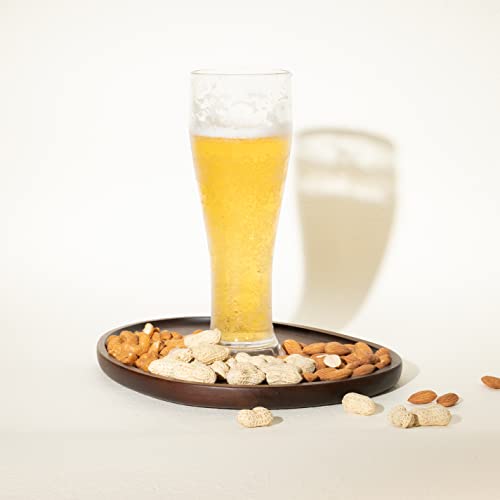 BELLAFORTE - Shatterproof Plastic Beer Glasses - 16oz, Set of 6, Atlas Cove Beer Glasses - Dishwasher Safe Plastic Beer Glasses - Unbreakable Glassware for Indoor and Outdoors - BPA free - The Beer Connoisseur® Store