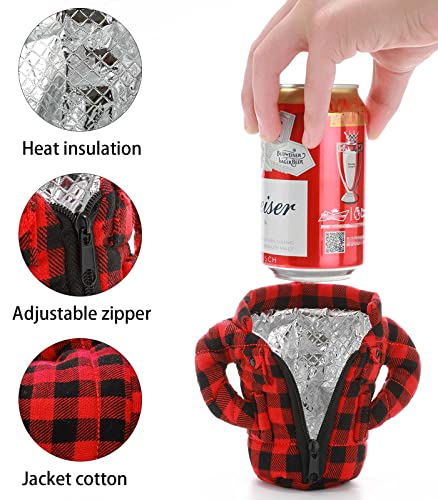 Beverage Jacket Can Cover Drink Insulated Coolers For 12oz Fun Gifts for Family and Fiends - The Beer Connoisseur® Store