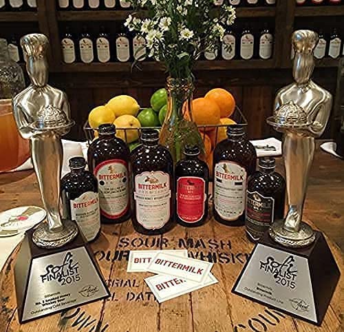 Bittermilk No.1 Bourbon Barrel Aged Old Fashioned Mix - All Natural Handcrafted Cocktail Mixer - Old Fashioned Syrup - More Complex than Bitters & Simple Syrup - The Beer Connoisseur® Store