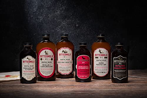 Bittermilk No.1 Bourbon Barrel Aged Old Fashioned Mix - All Natural Handcrafted Cocktail Mixer - Old Fashioned Syrup - More Complex than Bitters & Simple Syrup - The Beer Connoisseur® Store