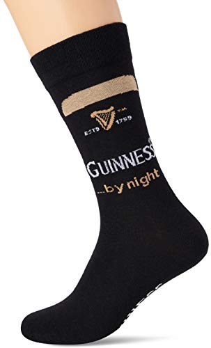 Black And Beige "By Night" Guinness Socks,Black,One Size - The Beer Connoisseur® Store