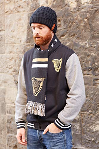 Black Beanie Guinness Hat with Wool and Polyester Blend - The Beer Connoisseur® Store