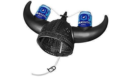 BLKSMITH Viking Drinking Hat | Viking Helmet | Drinking Accessories for Parties & College | Fits 16" - 24" Head - The Beer Connoisseur® Store