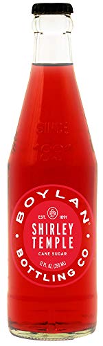 Boylan Bottling Pure Cane Sugar Soda Pop, 12 oz Glass Bottles (Shirley Temple, Pack of 6) - The Beer Connoisseur® Store