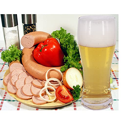 BPFY 16oz Beer Glasses Set of 6 Pilsner Beer Glass Craft Beer Glasses Beer Glassware Cup Bar Beer Glasses Pub Beer Glasses Classic Beer Glasses for Men - The Beer Connoisseur® Store
