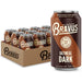 Bravus Non-Alcoholic Brew Oatmeal Dark - 12 Pack x 12 Fl Oz Cans - Low-Calorie, GABF Silver Medal Winner - The Beer Connoisseur® Store