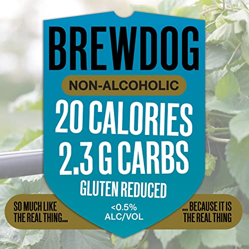 BrewDog 12-Pack of Elvis | Non-Alcoholic | 20 Calories 2.3g Carbs Per Serving | 12oz Cans - The Beer Connoisseur® Store