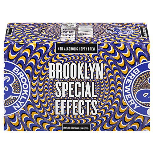 Brooklyn Special Effects Hoppy Non Alcoholic Brew, 6 Pk, 12 Oz Cans, 0.4% Abv, 12 Fl Oz, Pack Of 6 - The Beer Connoisseur® Store