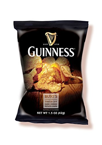 Burt's Guinness Original Thick Cut Potato Chips, 1.5 Ounce (Pack of 20) - The Beer Connoisseur® Store