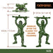 CARNAVAL Green Army Man Bottle Opener - Unique Funny Bottle Opener Bartender Compatible As Coke Bottle Opener - Metal Bottle Opener Man - Mini Soldier Bottle Opener - Creative Cool Bottle Opener - The Beer Connoisseur® Store