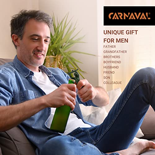 CARNAVAL Green Army Man Bottle Opener - Unique Funny Bottle Opener Bartender Compatible As Coke Bottle Opener - Metal Bottle Opener Man - Mini Soldier Bottle Opener - Creative Cool Bottle Opener - The Beer Connoisseur® Store