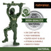 CARNAVAL Green Army Man Bottle Opener - Unique Funny Bottle Opener Bartender Compatible As Coke Bottle Opener - Metal Bottle Opener Man - Mini Soldier Bottle Opener - Creative Cool Bottle Opener - The Beer Connoisseur® Store