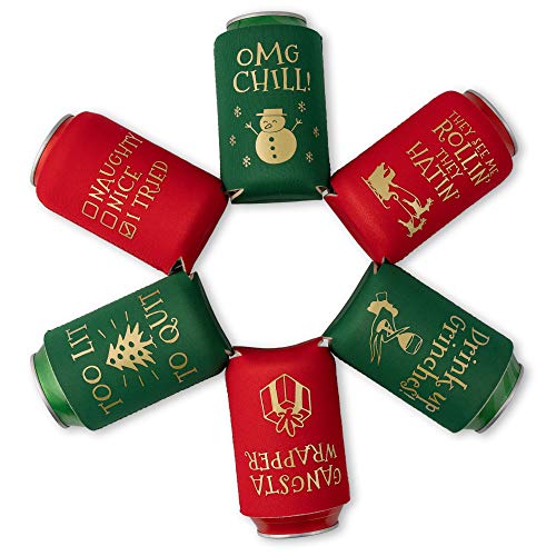 Christmas Can Sleeve Coolers - The Beer Connoisseur® Store
