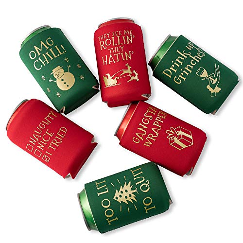 Christmas Can Sleeve Coolers - The Beer Connoisseur® Store