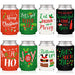 Christmas Can Sleeves Coolers Xmas Holiday Can Covers for Christmas Gathering Party Decorations Gift Ideas Supplies Neoprene Soda Can Beverage Set of 12 - The Beer Connoisseur® Store