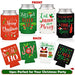 Christmas Can Sleeves Coolers Xmas Holiday Can Covers for Christmas Gathering Party Decorations Gift Ideas Supplies Neoprene Soda Can Beverage Set of 12 - The Beer Connoisseur® Store