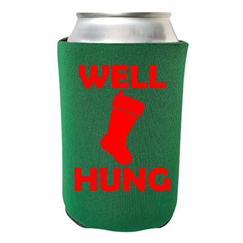 Christmas Coolies - Funny Holiday Can Cooler Pack of 4 - Alcohol Gift for Christmas Party, White Elephant, or Stocking Stuffer - The Beer Connoisseur® Store