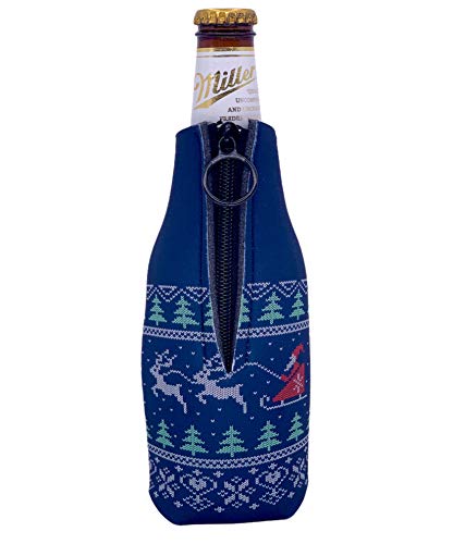 Christmas Sweater Beer Bottle Coolie (1) - The Beer Connoisseur® Store
