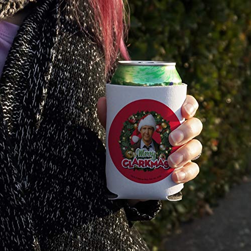 Christmas Vacation Merry Clarkmas Can Cooler - Drink Sleeve Hugger Collapsible Insulator - Beverage Insulated Holder - The Beer Connoisseur® Store
