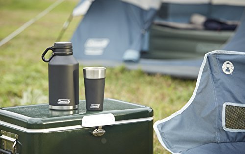 Coleman Insulated Stainless Steel Growler, Black, 64 oz. - The Beer Connoisseur® Store