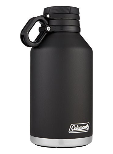 Coleman Insulated Stainless Steel Growler, Black, 64 oz. - The Beer Connoisseur® Store