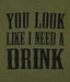 Country Music Shirt for Women You Look Like I Need a Drink T Shirt Short Sleeve Beer Festival Party Tee Shirts Size XL (Army Green) - The Beer Connoisseur® Store