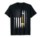 Craft Beer Brewing USA US American Flag Craft Brewery Brewer T-Shirt - The Beer Connoisseur® Store