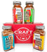 Craft Spice Blends Gift Set (Grilling Seasonings & Rubs, Gifts for Men & Women) - Includes Whiskey Maple Smoke Rub, Ale House Chicken Seasoning, Bourbon Barrel Steak Seasoning, and IPA Chili Seasoning - The Beer Connoisseur® Store