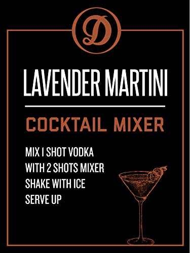 Daniel’s Broiler, Lavender Martini Cocktail Mixer, Straight from our Steakhouse, Just Add Spirits & Garnish, Small Batch Craft Cocktails made with Lavender, Lemon, Cranberry & Organic Sugar (375 ml) - The Beer Connoisseur® Store
