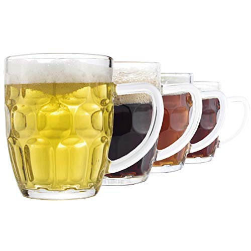 Dimple Stein Beer Mug - 20 OZ (4 Pack) - The Beer Connoisseur® Store