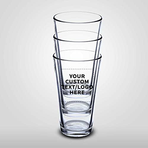 DISCOUNT PROMOS Beer Pint Glasses 16 Ounce Set of 100, Bulk Heavy Duty Glassware for Restaurant, Bar, Clear - The Beer Connoisseur® Store