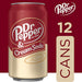 Dr Pepper & Cream Soda, 12 fl oz cans, 12 pack - The Beer Connoisseur® Store
