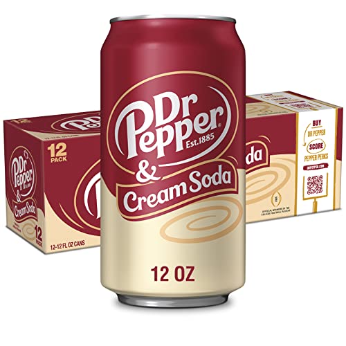 Dr Pepper & Cream Soda, 12 fl oz cans, 12 pack - The Beer Connoisseur® Store