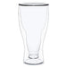 Dragon Glassware Beer Glass, Clear Double Wall Insulated Pub Mug, Upside Down Design, Holds One Full Beer Bottle, Freezable Glass for Beer Lovers, 13.5 oz Capacity, 1 Glass - The Beer Connoisseur® Store