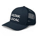 Drink Local - Trucker Beer Cap, Drink Local Beer hat, Trucker, Classic Trucker Beer hat Navy One Size - The Beer Connoisseur® Store